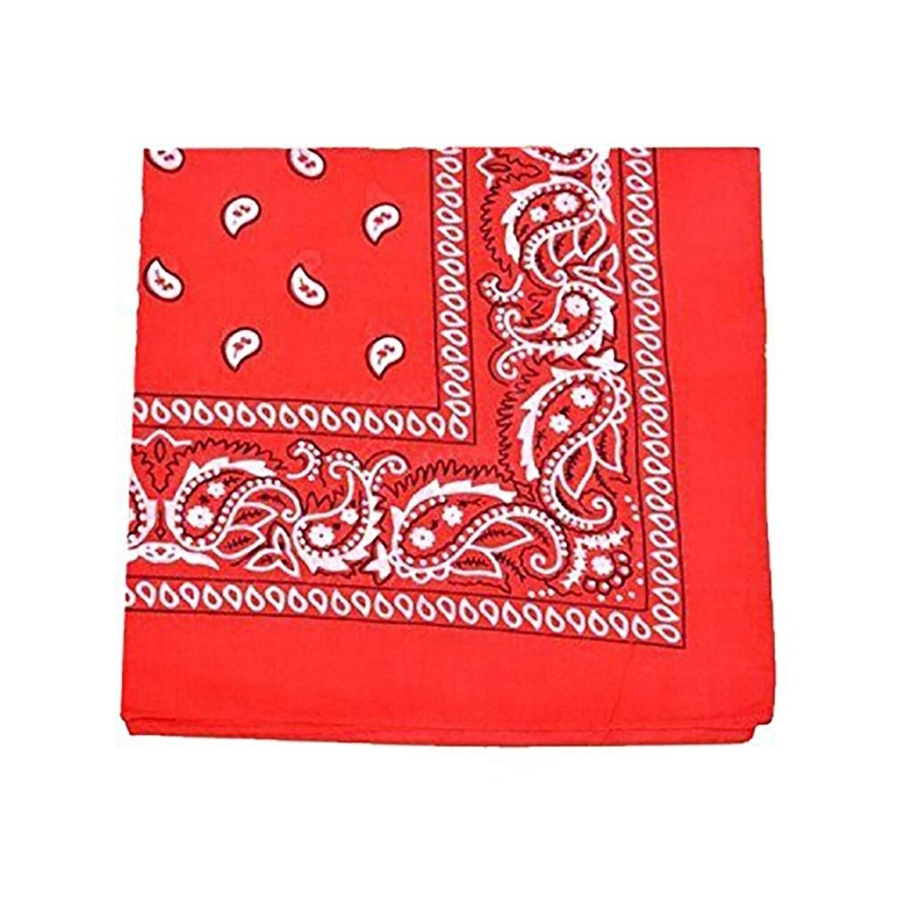 Pricemenow 36 Pack Xl Polyester Paisley Bandanas 27X27 Non Fading Colors